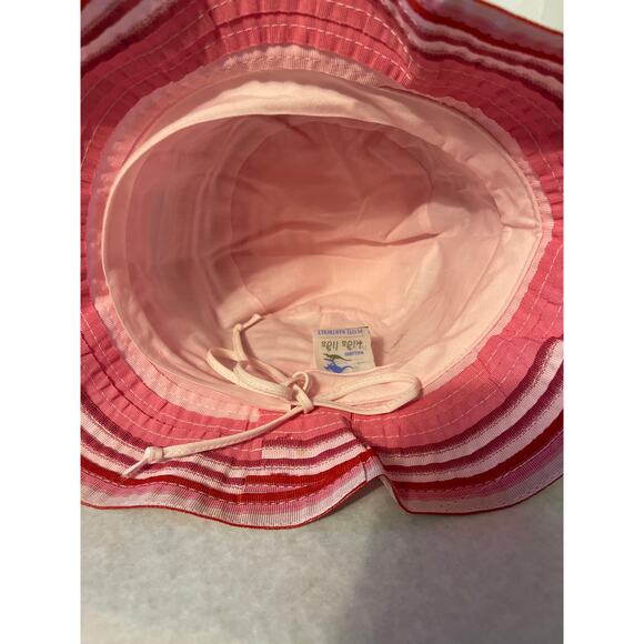 Wallaroo Kids Pink Adjustable Bucket Hat NWOT Summer Beach Lined Cap - Picture 6 of 9